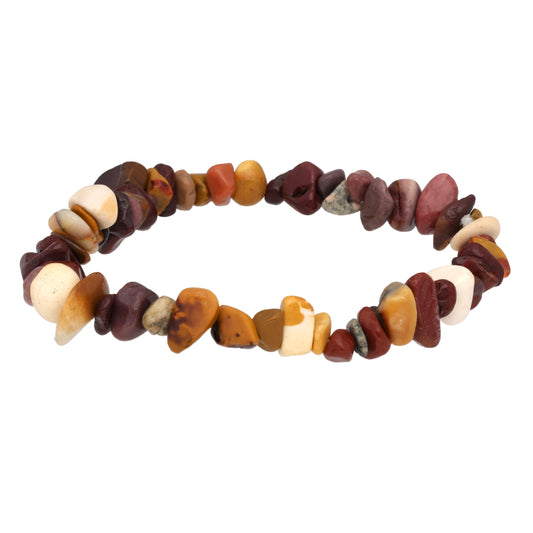 Mookaite chip bracelet