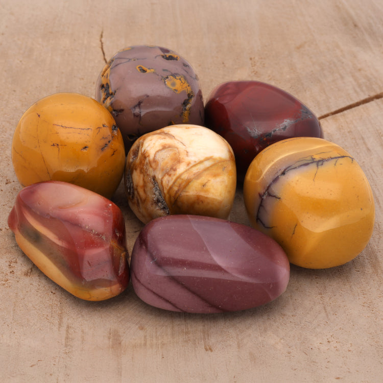 Mookaite tumbled stone