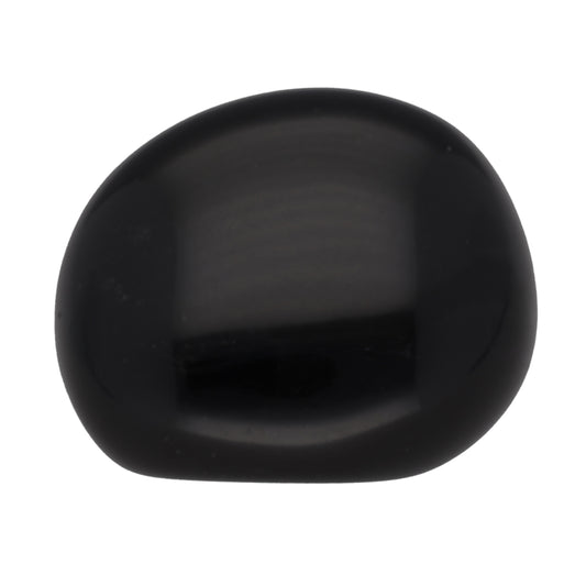 Obsidian, black tumbled stone