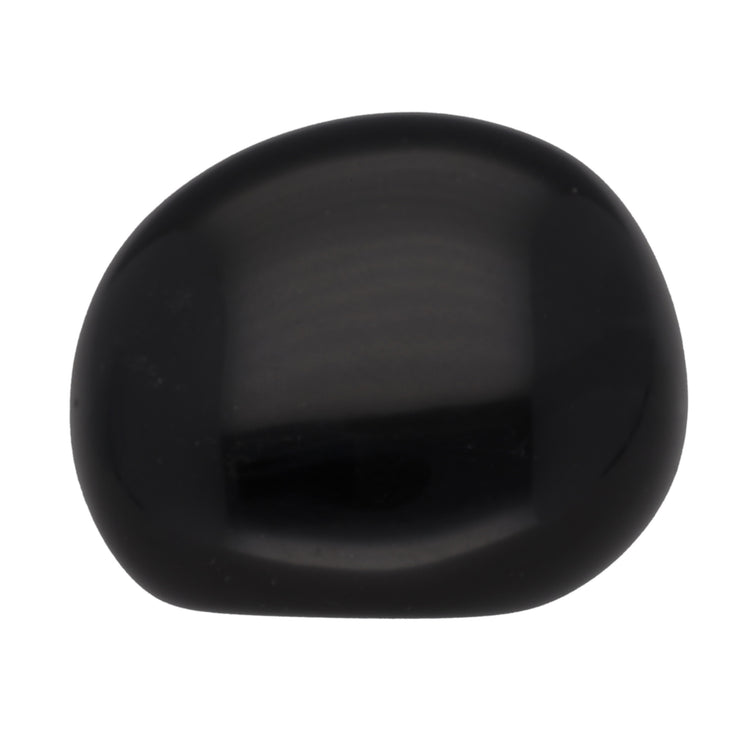 Obsidian, black tumbled stone