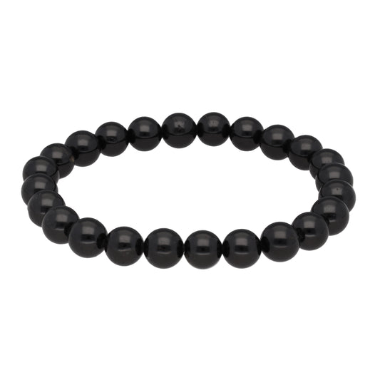 Onyx ball bracelet | 8 mm
