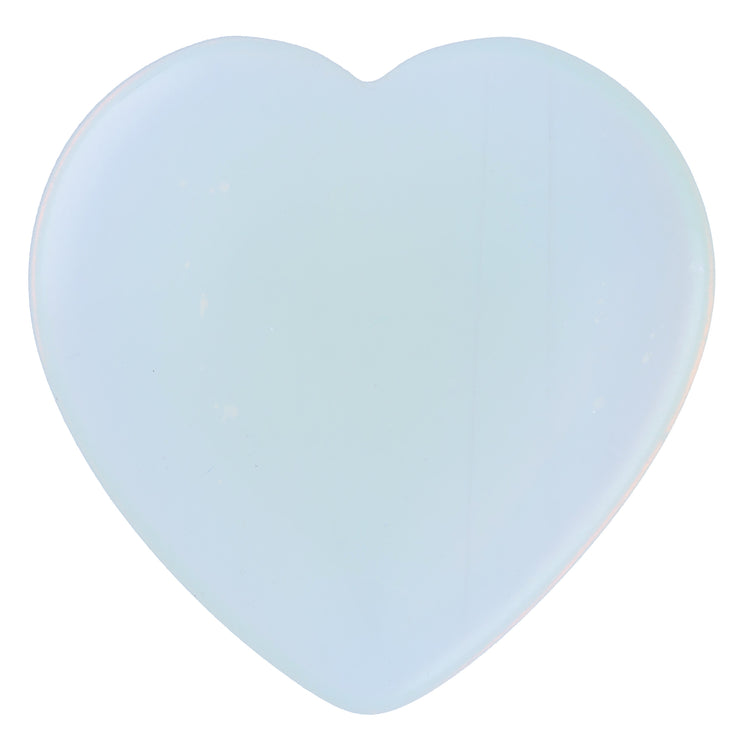 Opal glass heart | Hand flatterer 2x2 cm