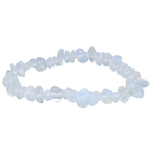 Opal glass splinter bracelet