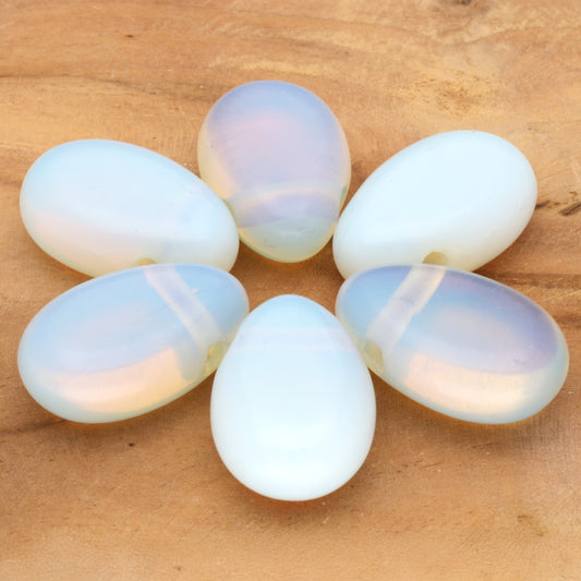 Opal glass drop pendant