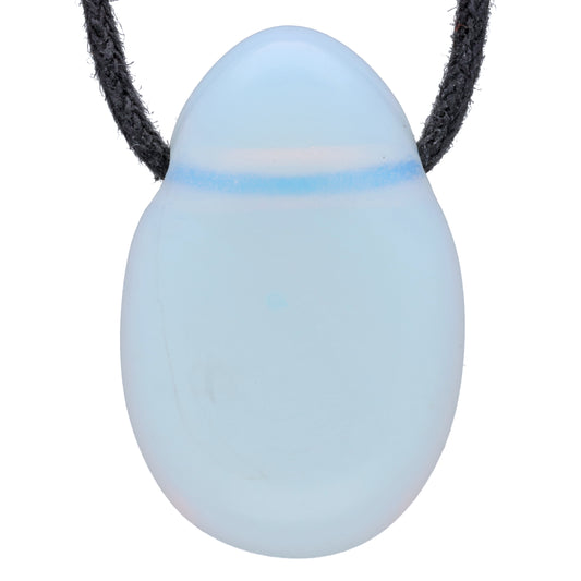 Opal glass drop pendant