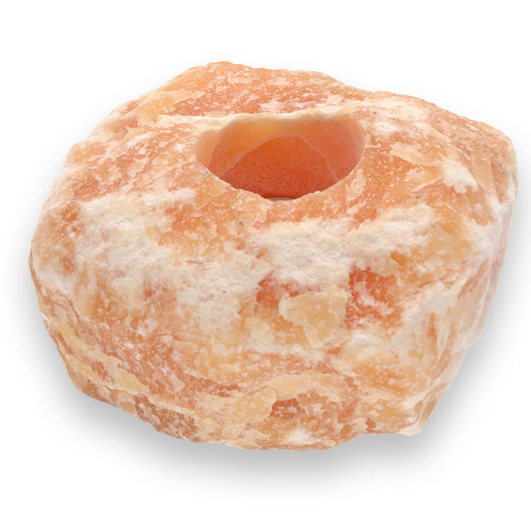 Orange Calcite Tealight Holder