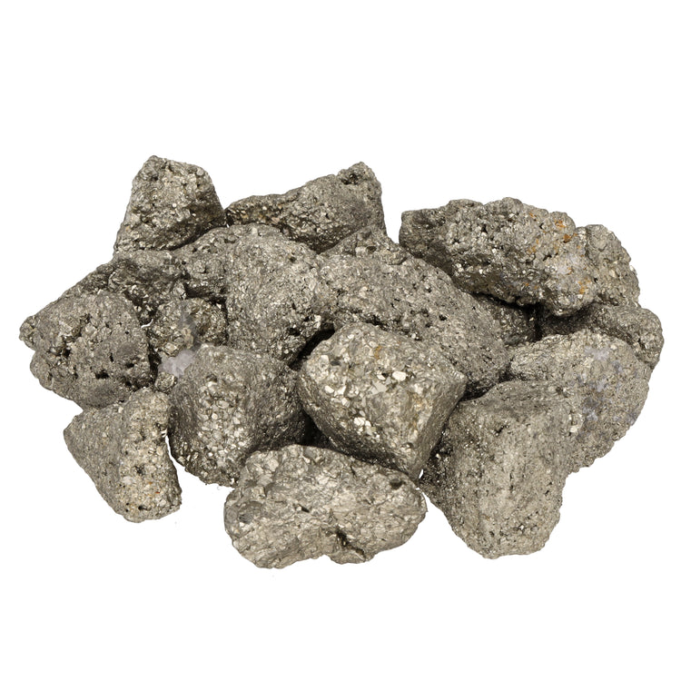 Pyrite (fool's gold) rough stones