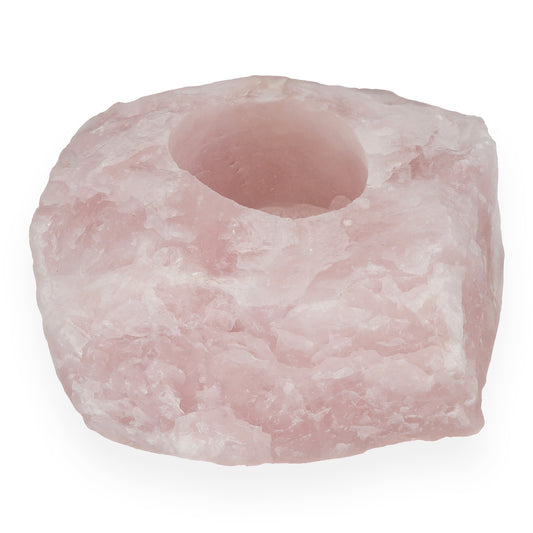 Rose Quartz Tealight Holder | Small