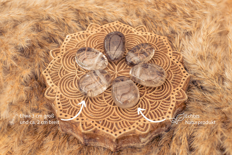 Smoky quartz drop pendant