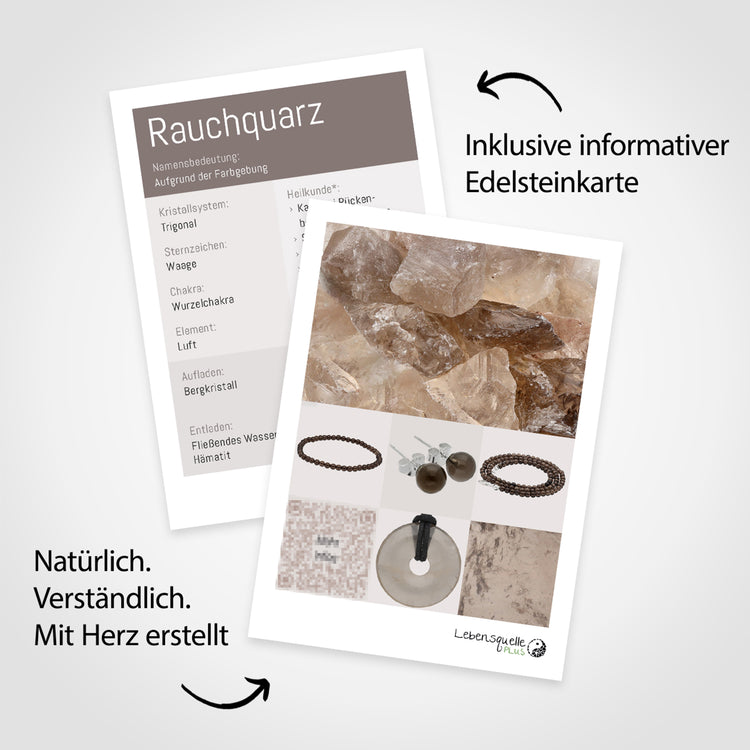 Rauchquarz Trommelstein