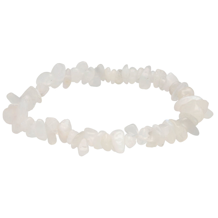 Rainbow Moonstone Chip Bracelet
