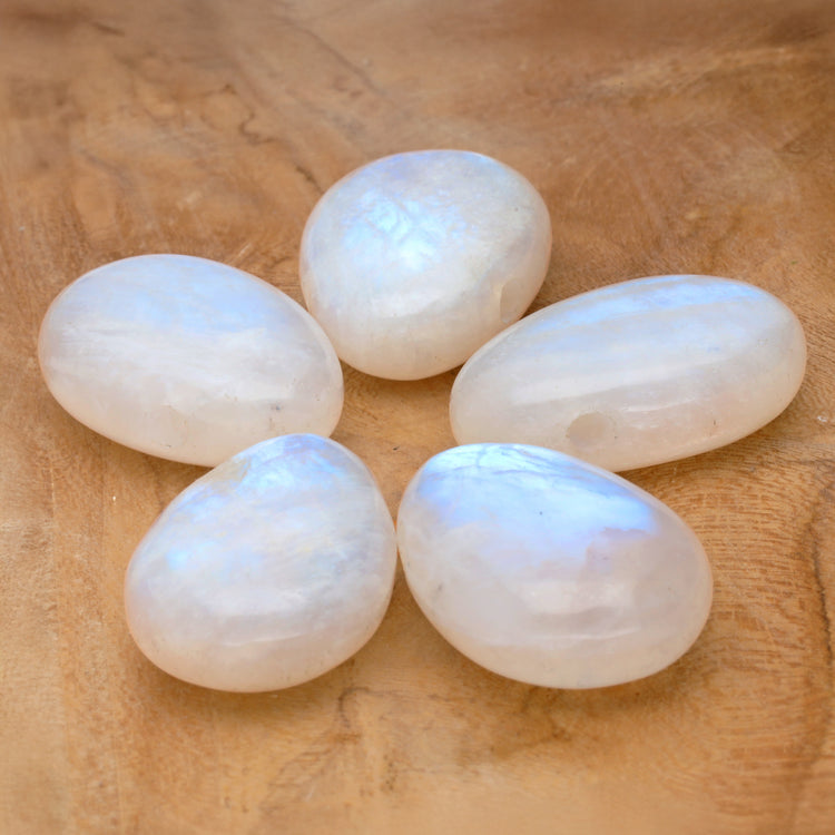Rainbow Moonstone Drop Pendant | A+ Premium Quality