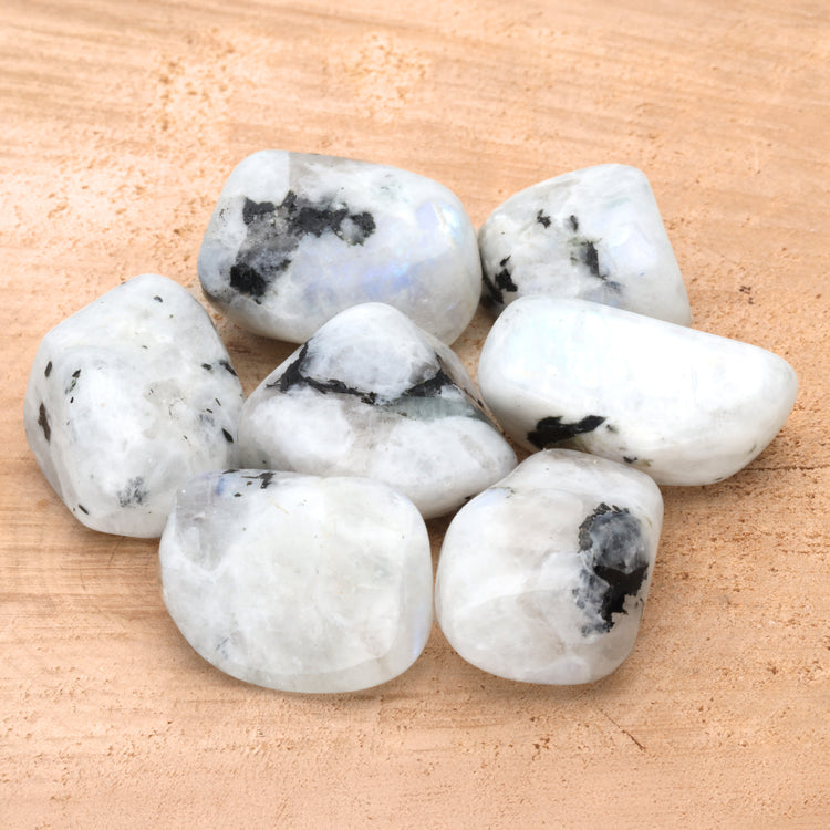 Rainbow Moonstone Tumbled Stone