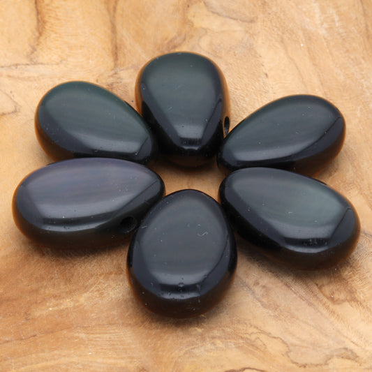 Rainbow Obsidian Drop Pendant