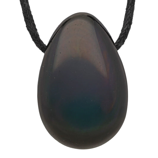 Rainbow Obsidian Drop Pendant