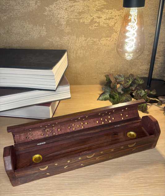 Wooden smoking box 30 cm