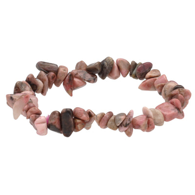 Rhodonite Chip Bracelet