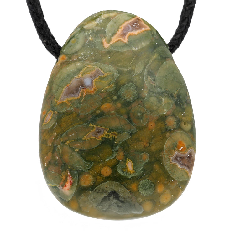 Rhyolite drop pendant