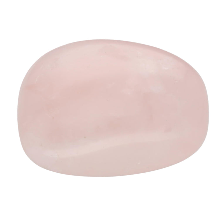 Rose quartz tumbled stone