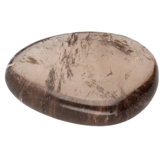 Smoky quartz disc stone