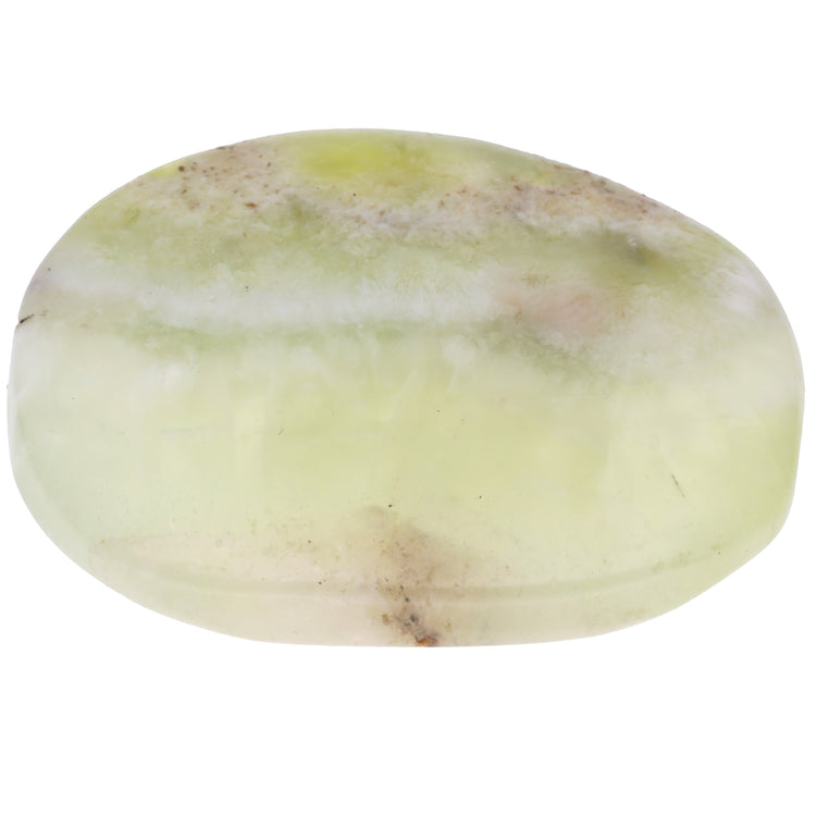 Prehnite disc stone