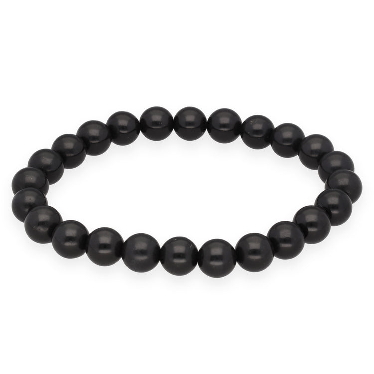 Shungite bead bracelet | 8 mm
