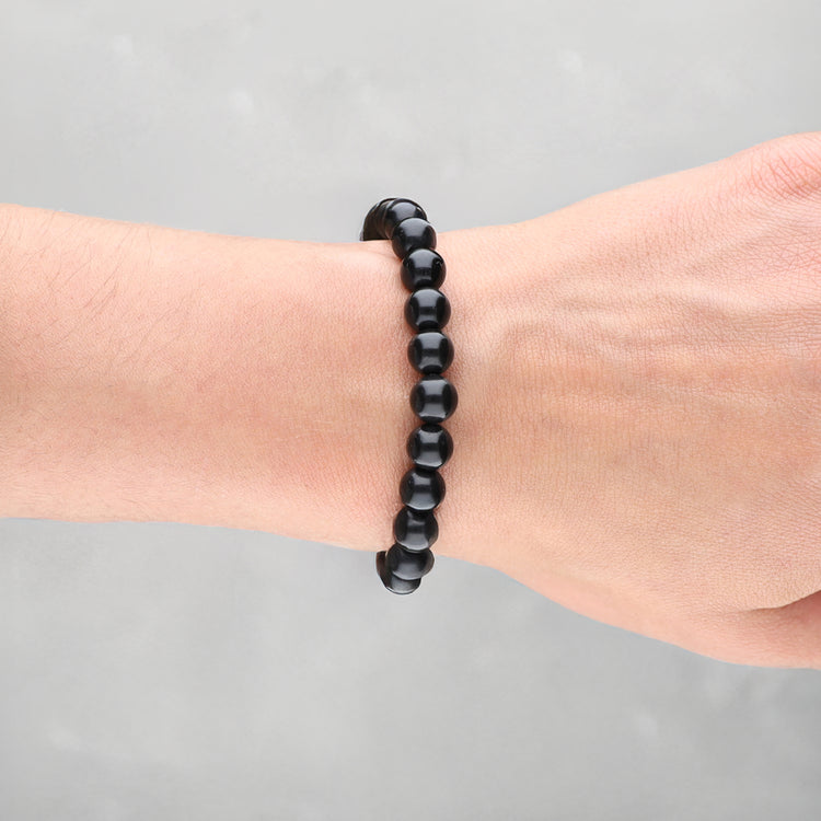 Shungite bead bracelet | 8 mm