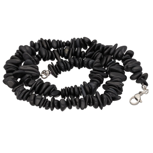Shungite splinter necklace | 45 cm + clasp