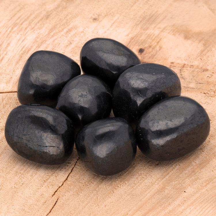 Shungite tumbled stone