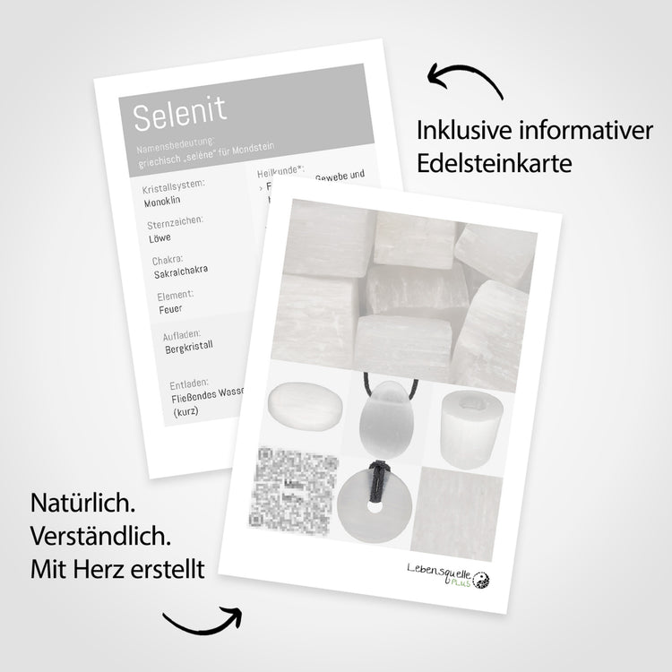 Selenit Trommelstein