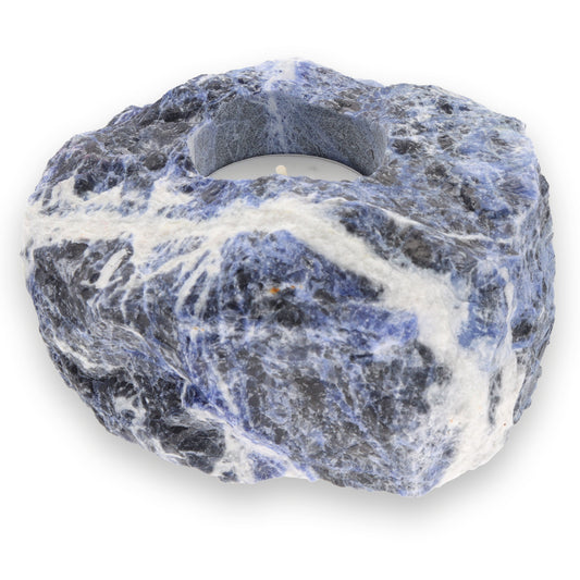 Sodalite tealight holder