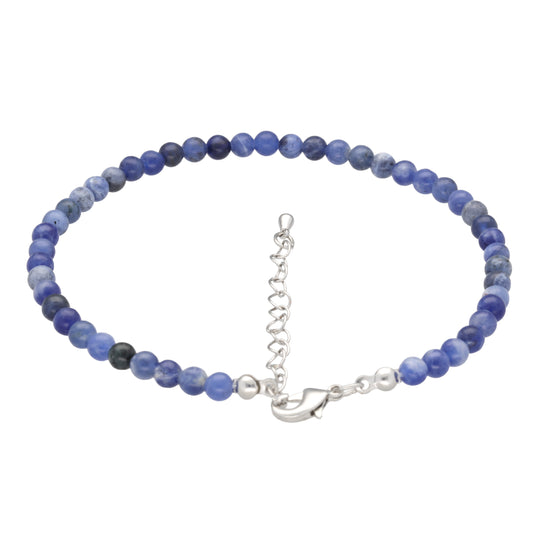 Sodalite anklet | 4mm