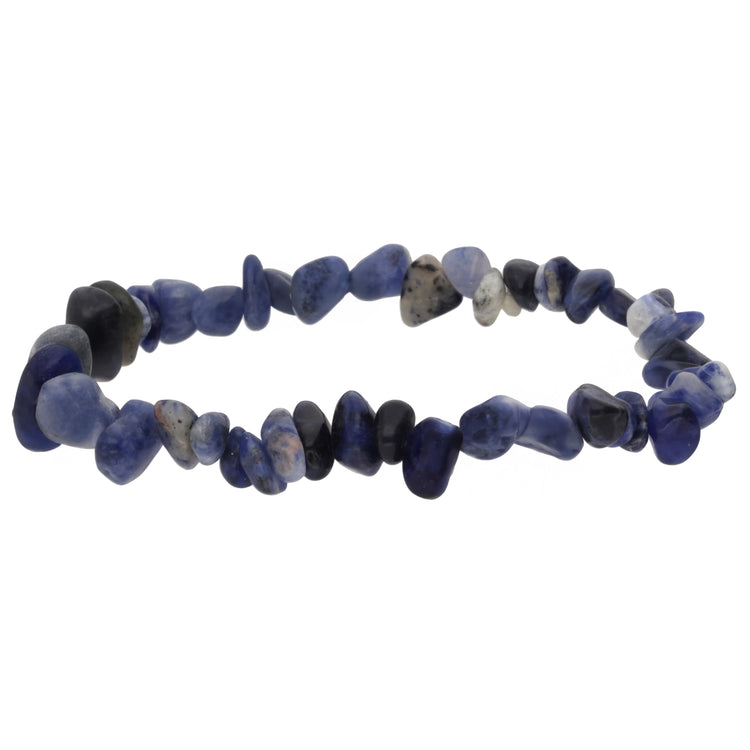 Sodalite chip bracelet