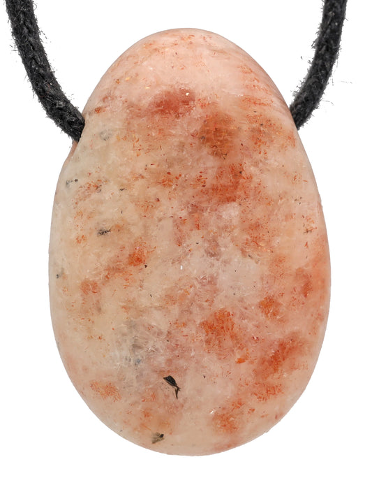 Sunstone drop pendant