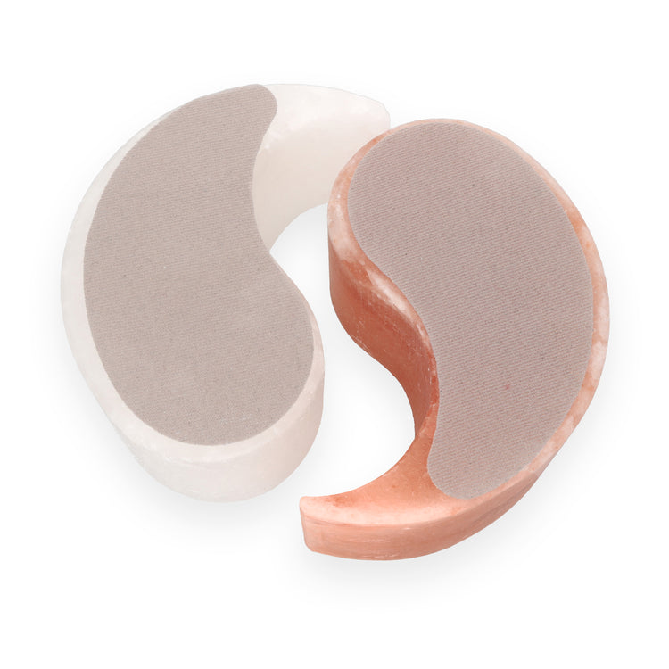 Salt crystal tealight holder "Yin&Yang"