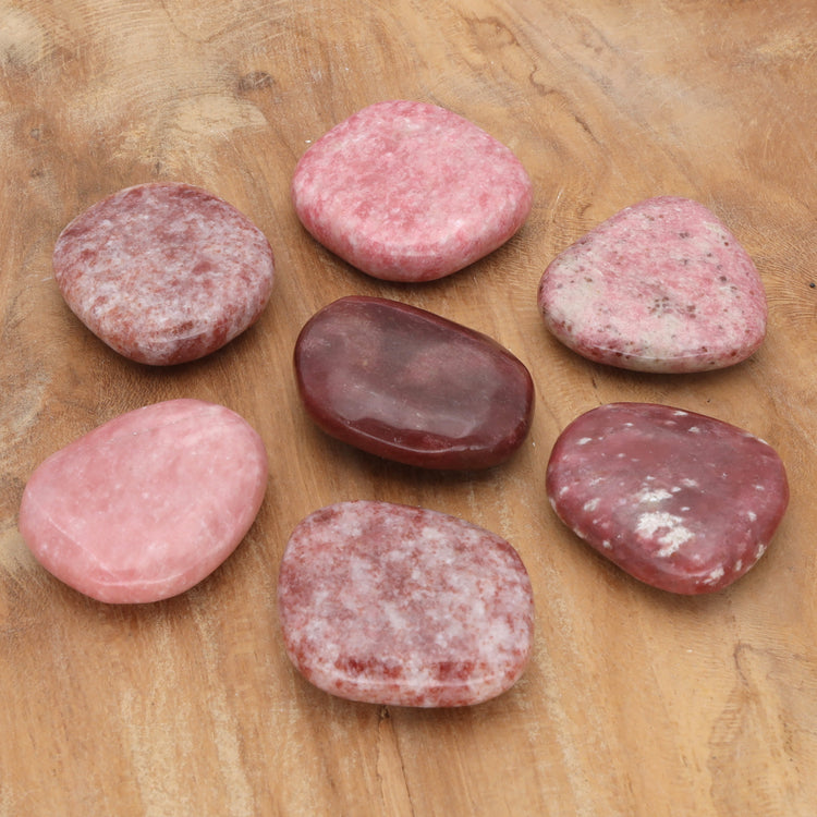 Thulite disc stone