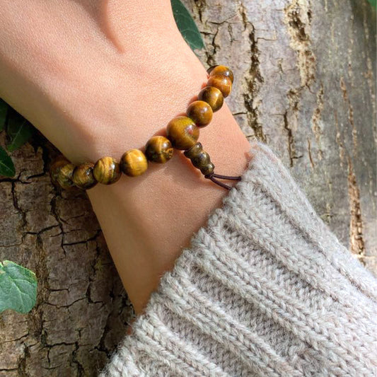 Tiger eye power bracelet