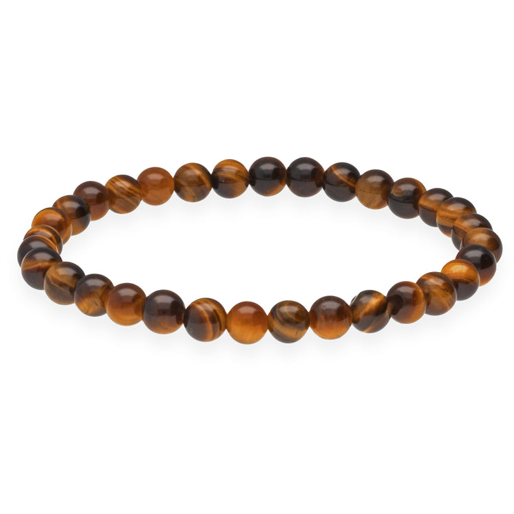 Tiger's eye bead bracelet | 6 mm
