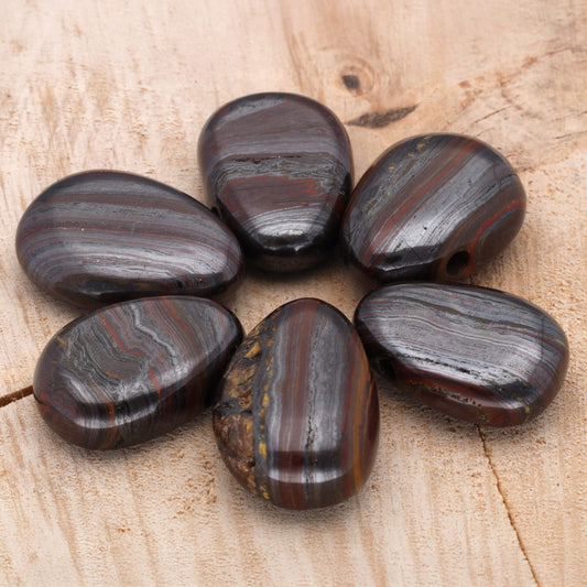 Tiger iron drop pendant