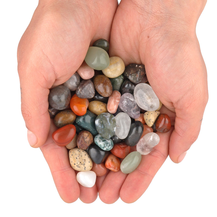 Trommelstein Edelsteinmix