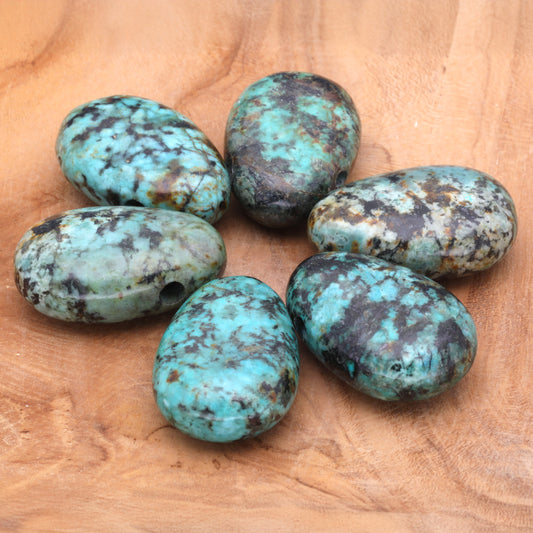 Turquoise, natural drop pendant