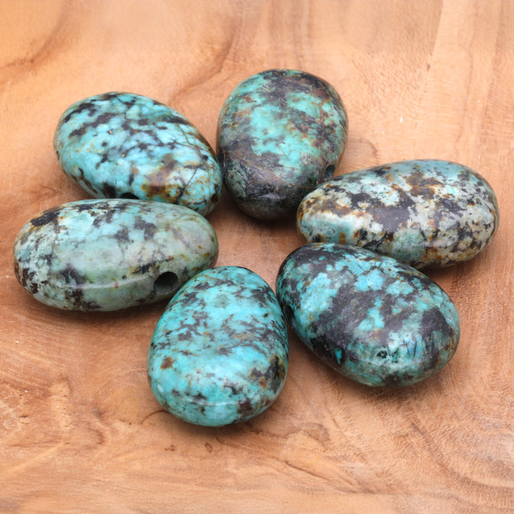 Turquoise, natural drop pendant