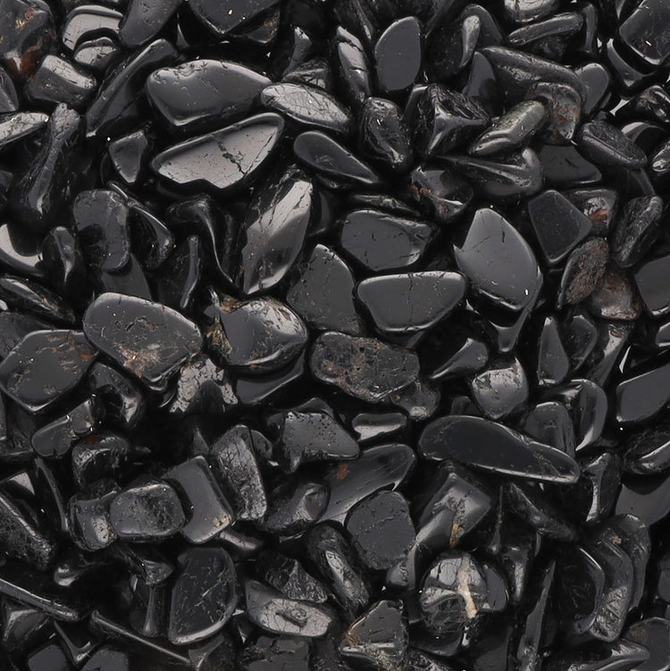 Tourmaline, black (Schörl) mini tumbled stones