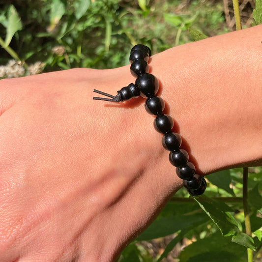 Tourmaline, black (Schörl) power bracelet