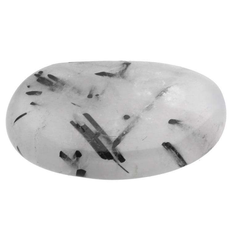 Tourmaline quartz disc stone