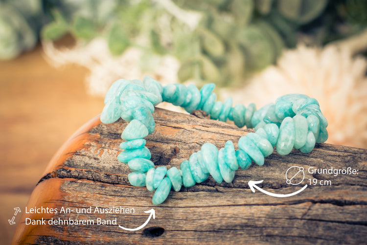 Amazonit Splitterarmband