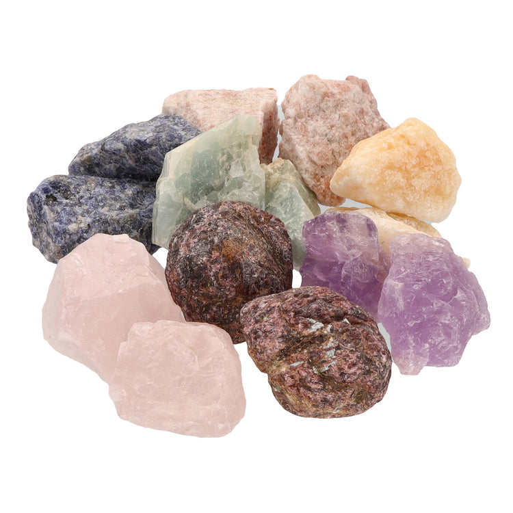 Wassersteine „Chakra" Mischung | 7 beliebte Chakra Heilsteine