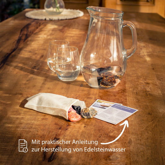 Water Stones XL Mix #2 | 10 popular types of natural stones for gemstone water | 1 kg total