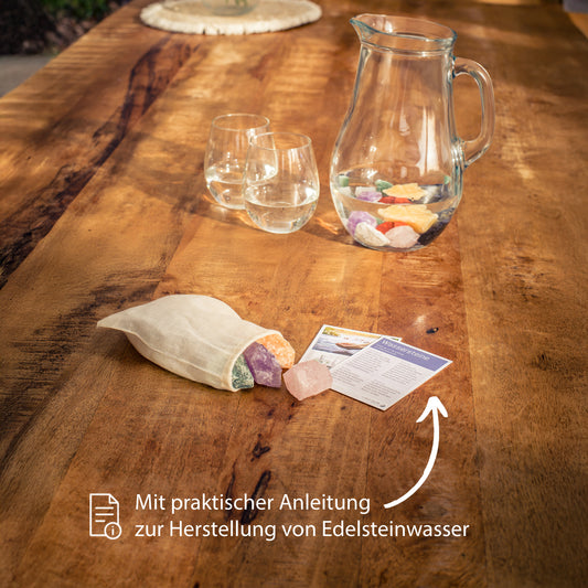 Water Stones XL Mix #1 | 10 popular types of natural stones for gemstone water | 1 kg total