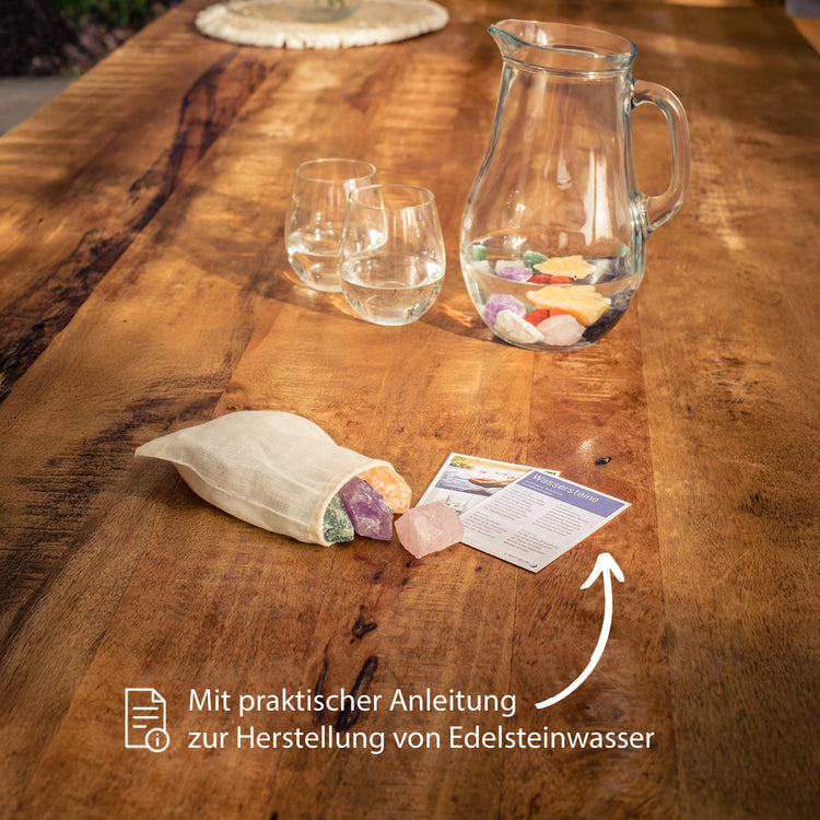 Water Stones XL Mix #1 | 10 popular types of natural stones for gemstone water | 1 kg total